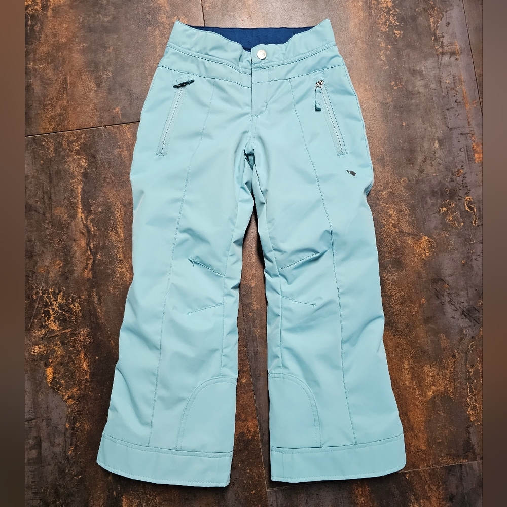 Obermyer blue snow pants, size xs 6-7